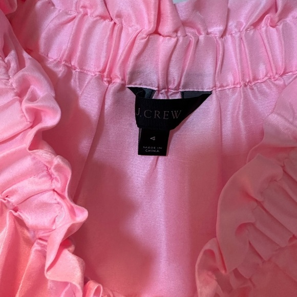 JCREW Barbie pink off the shoulder top - Picture 2 of 3